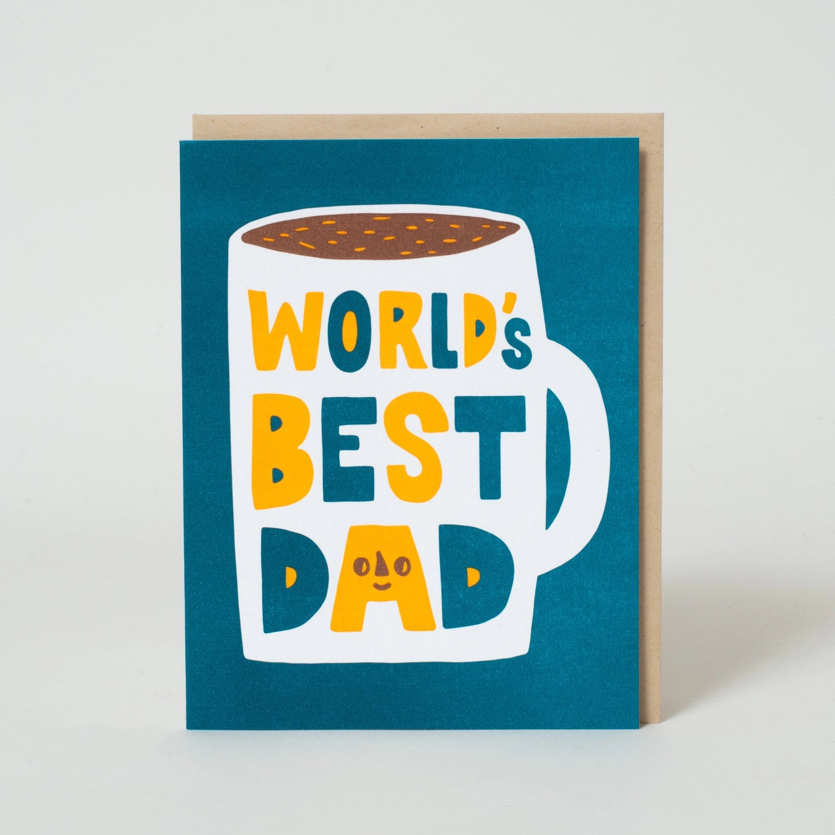 Best Dad Ever Mug Greeting Card – Feels like July