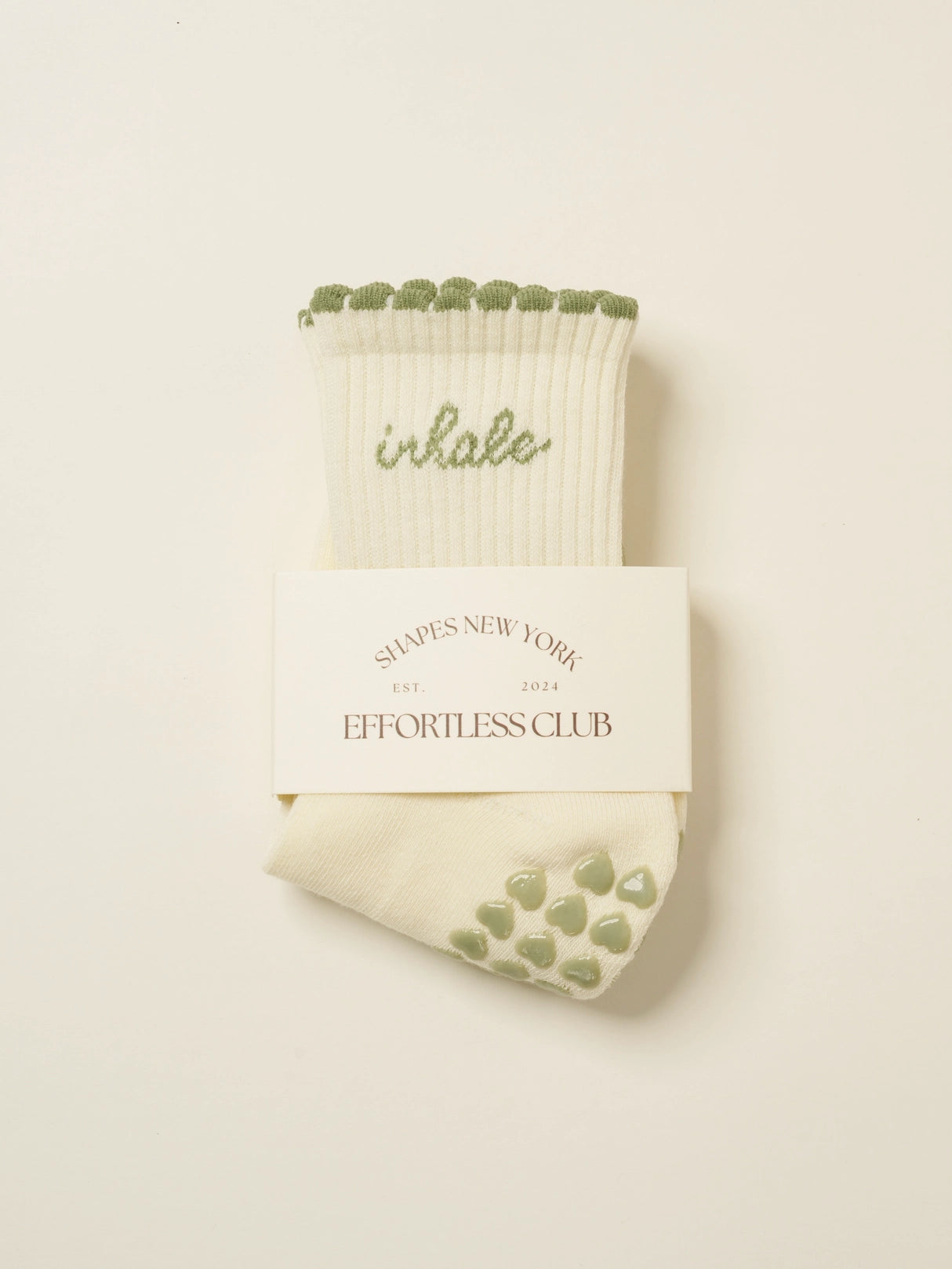 Inhale Exhale Grip Socks