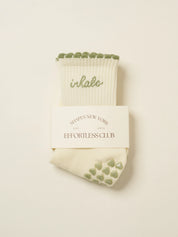 Inhale Exhale Grip Socks