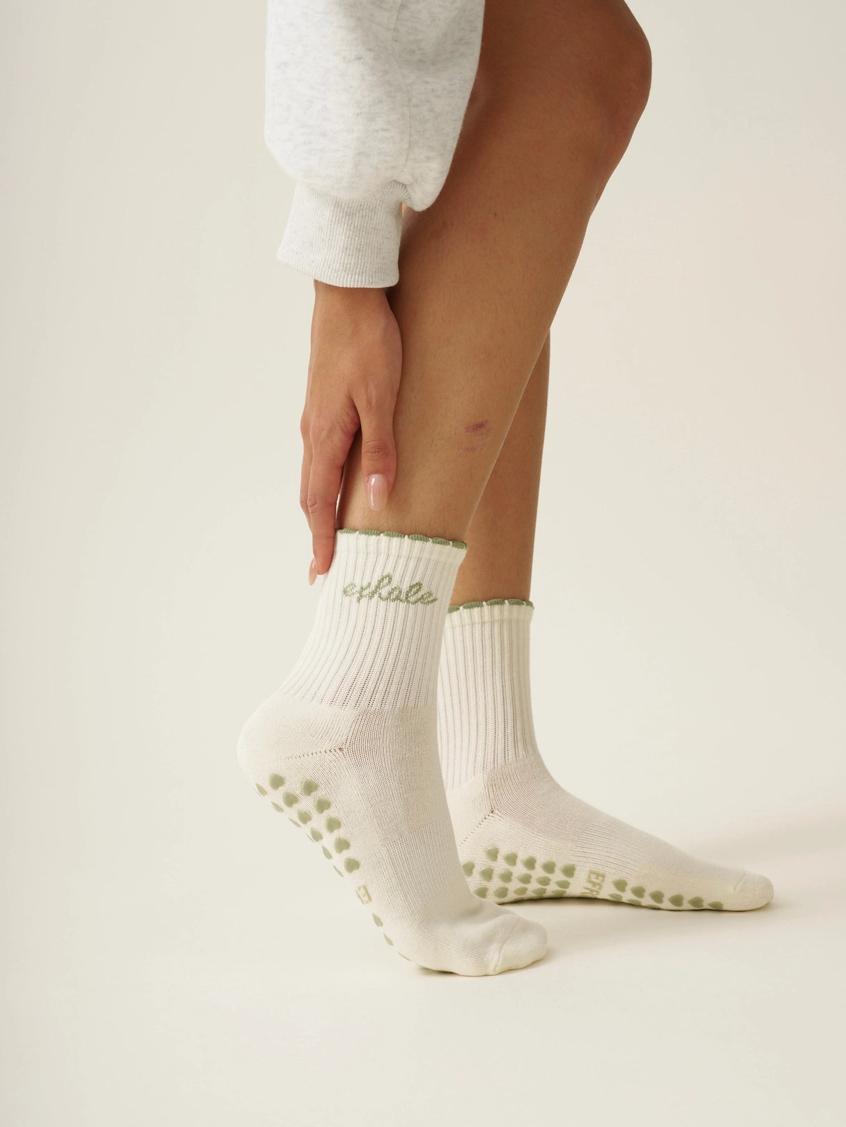 Inhale Exhale Grip Socks