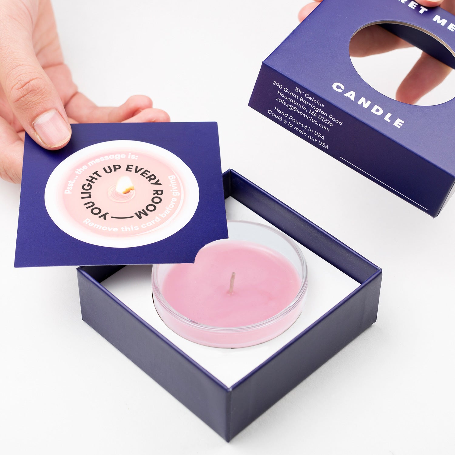 Secret Message Candle (You Light Up Every Room)