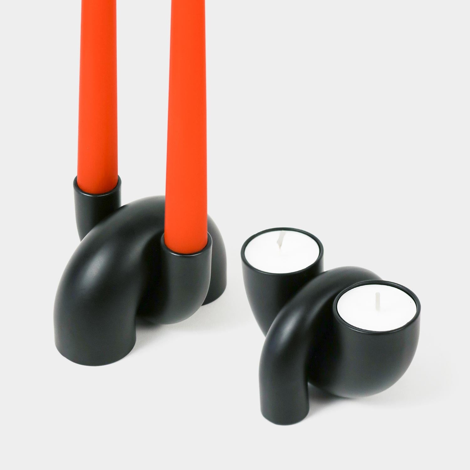 Macaroni 2-in-1 Candleholder for Tapers & Tealights