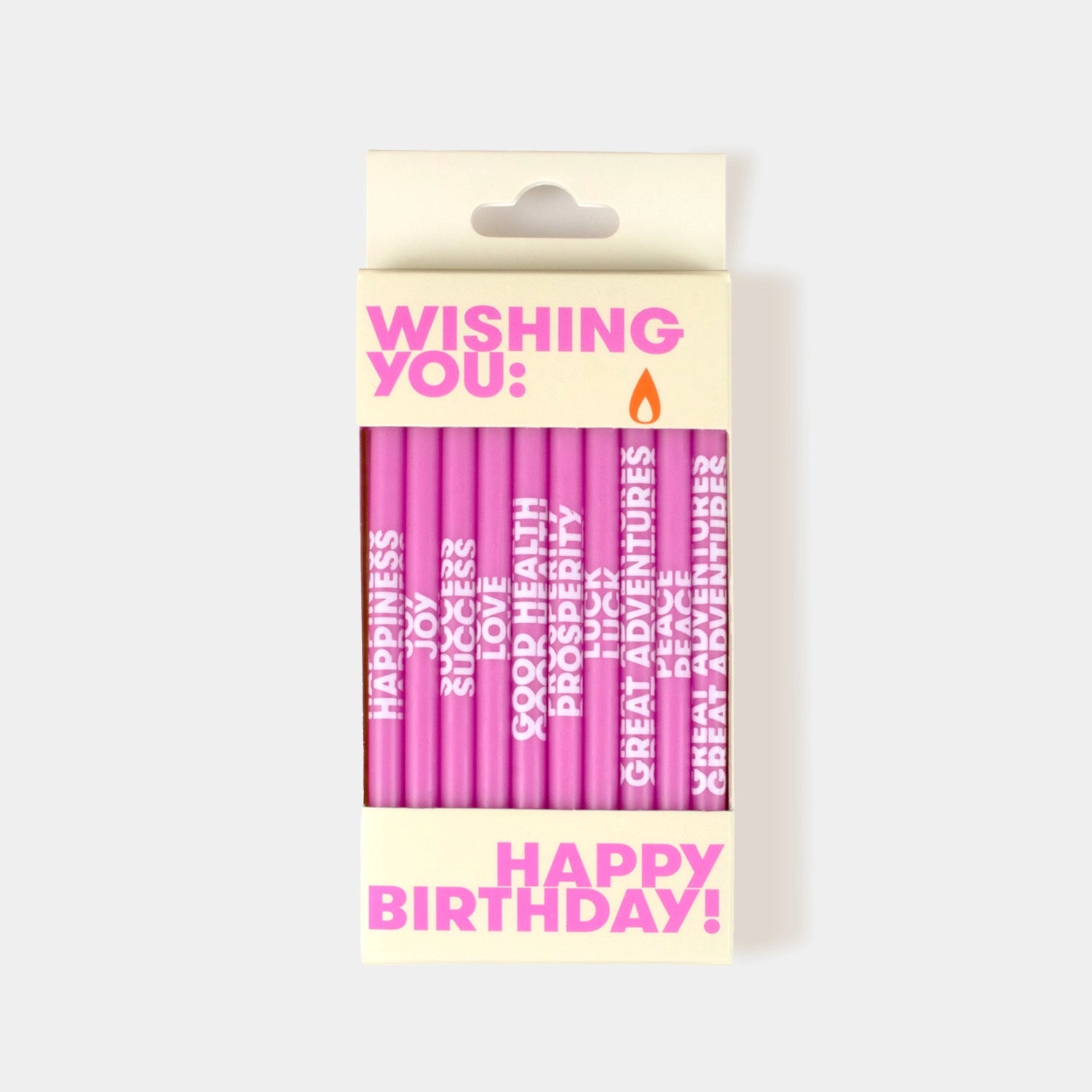 Wishing You: 5" Birthday Candles (10 Pack)