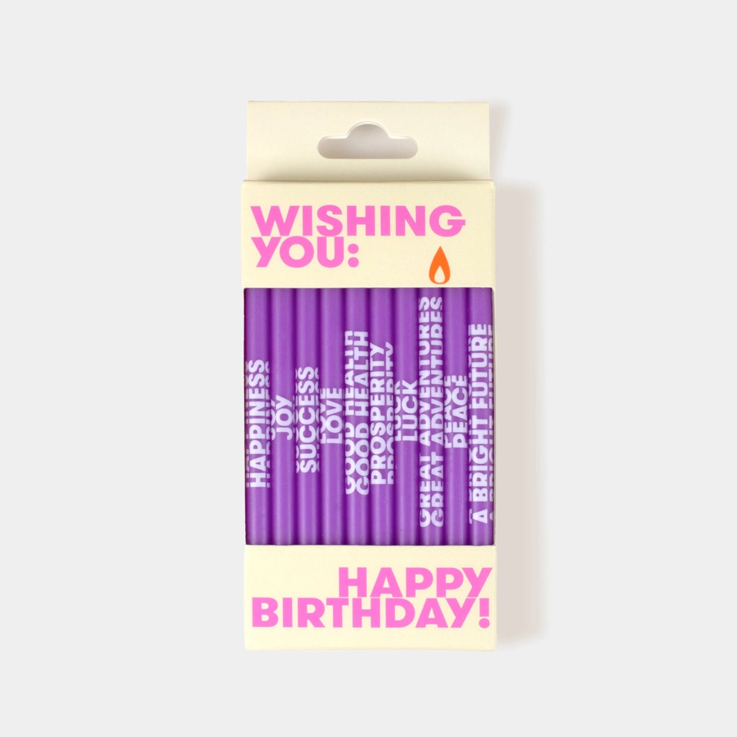 Wishing You: 5" Birthday Candles (10 Pack)