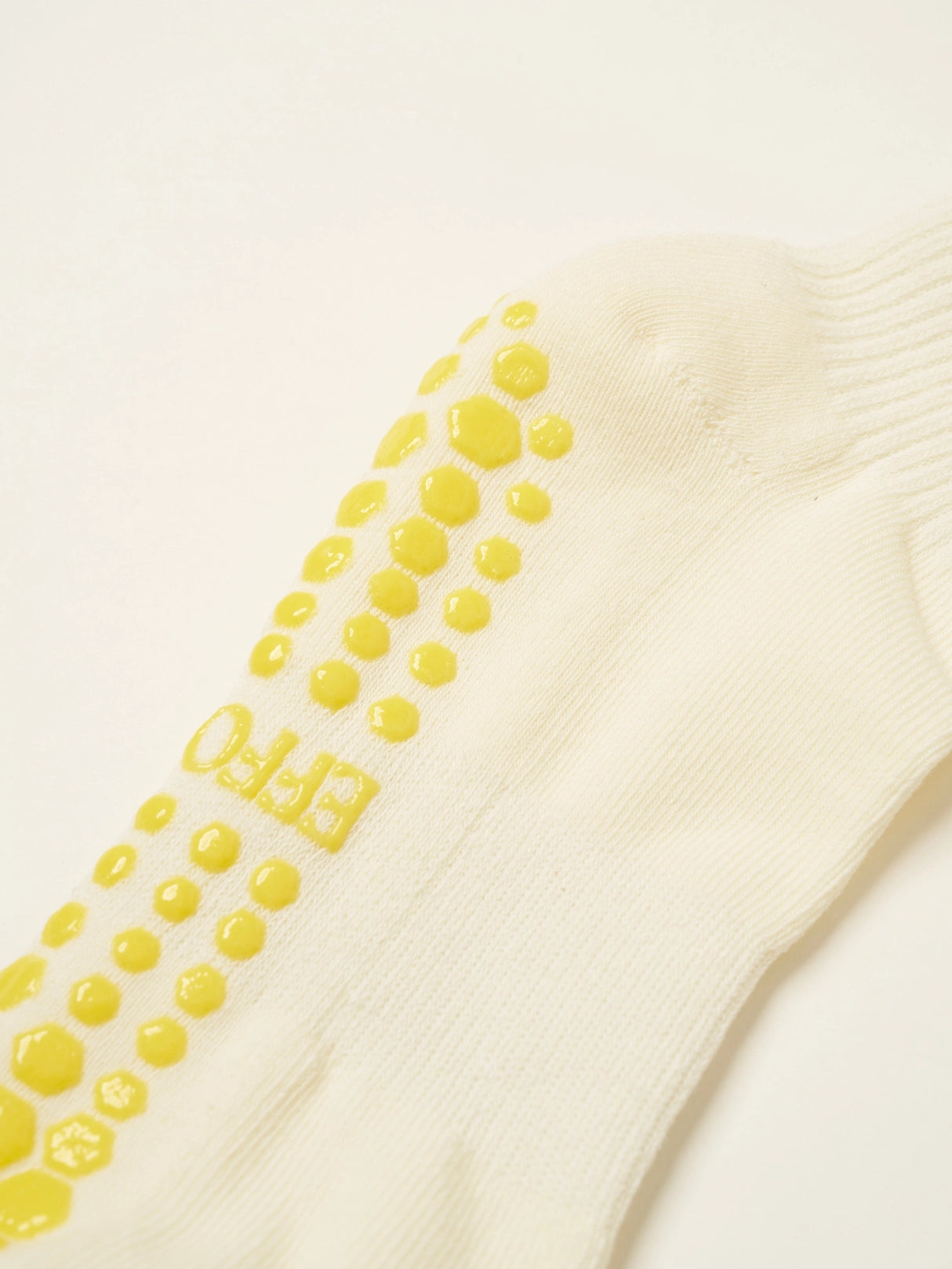 Lemon Ruffle Grip Socks