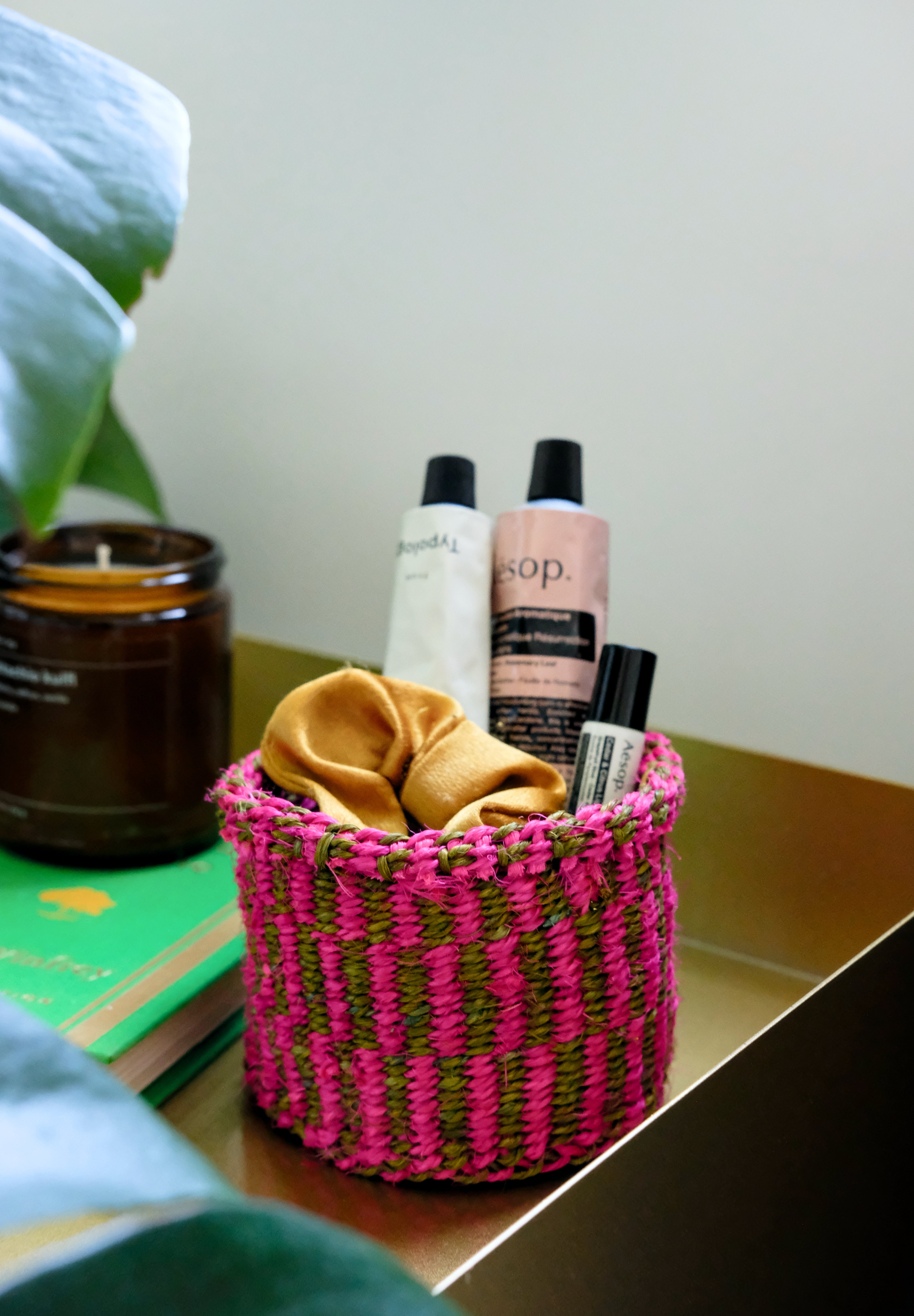 Mini Storage Plant Basket (Wild Bloom)