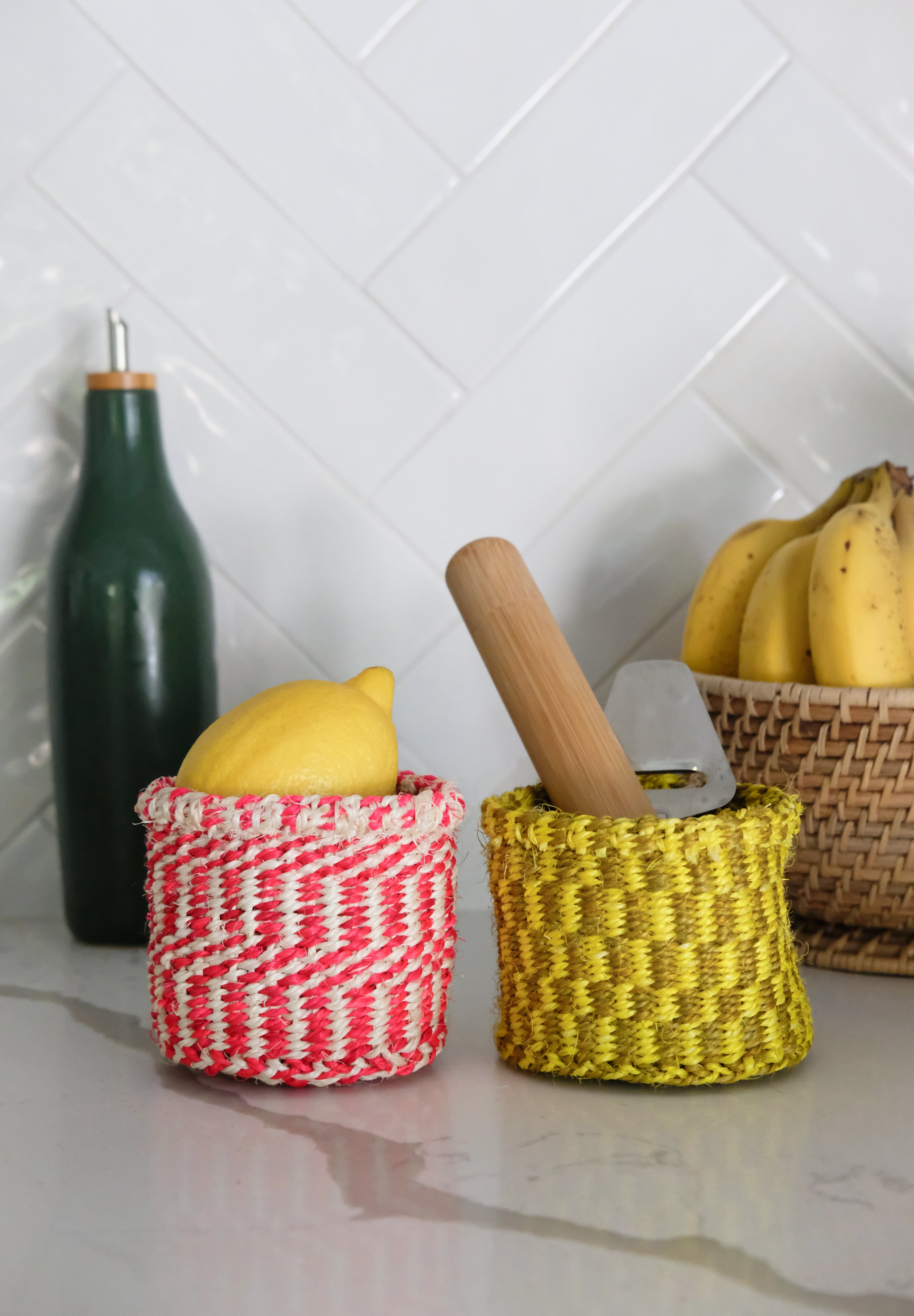 Mini Storage Plant Basket (Sunset Sorbet)
