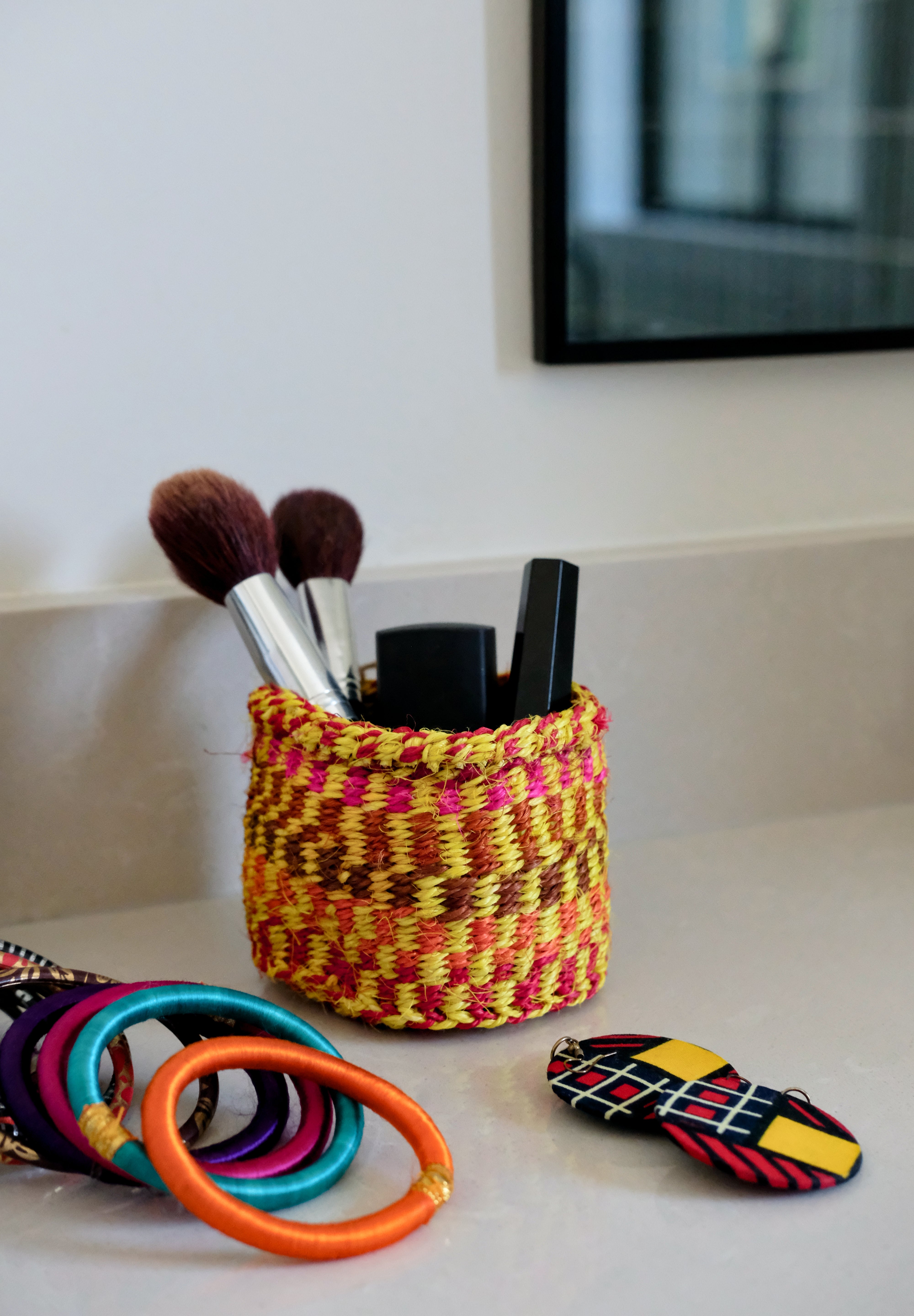 Mini Storage Plant Basket (Spiced Sunrise)