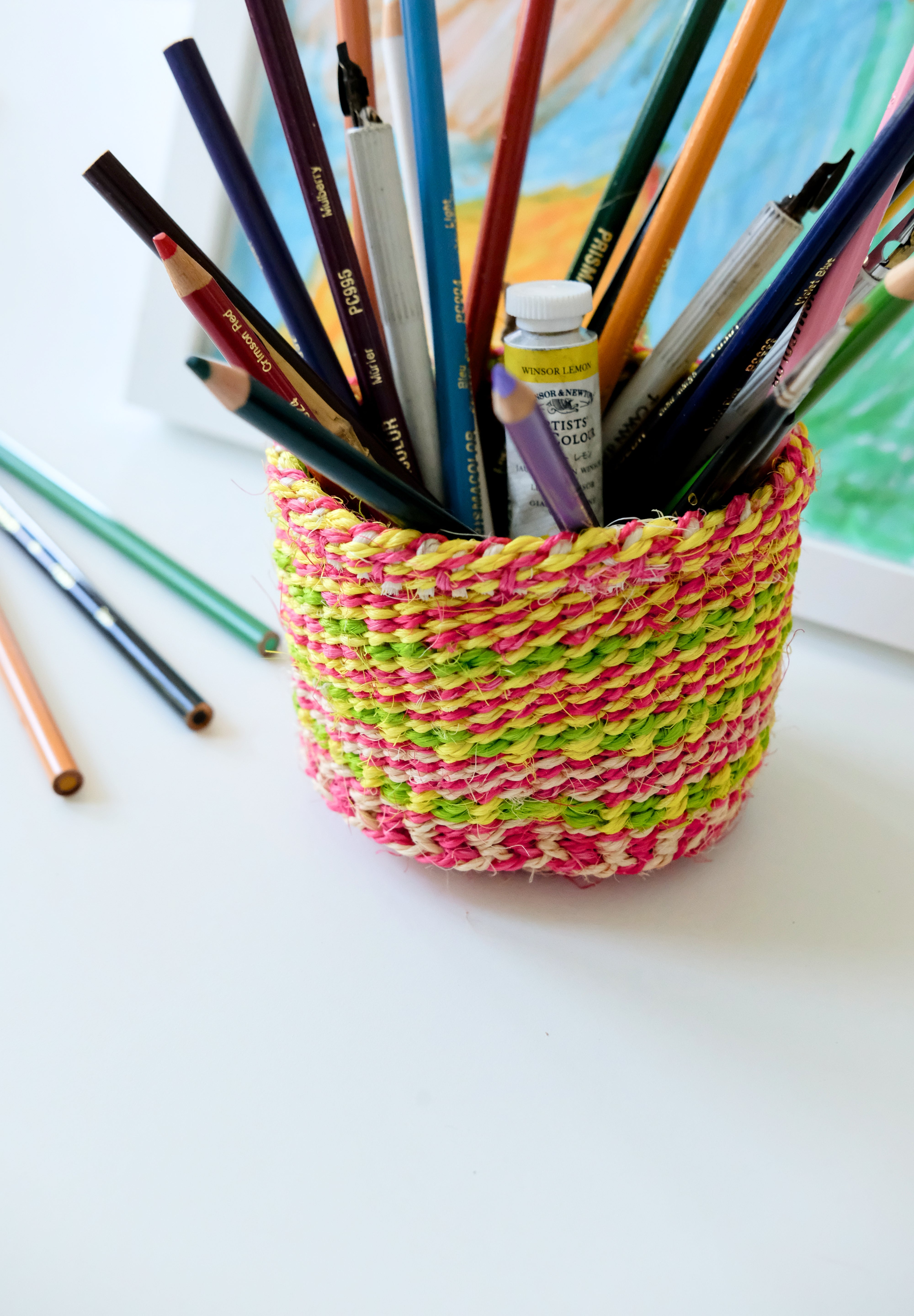 Mini Storage Plant Basket (Sweet Zing)
