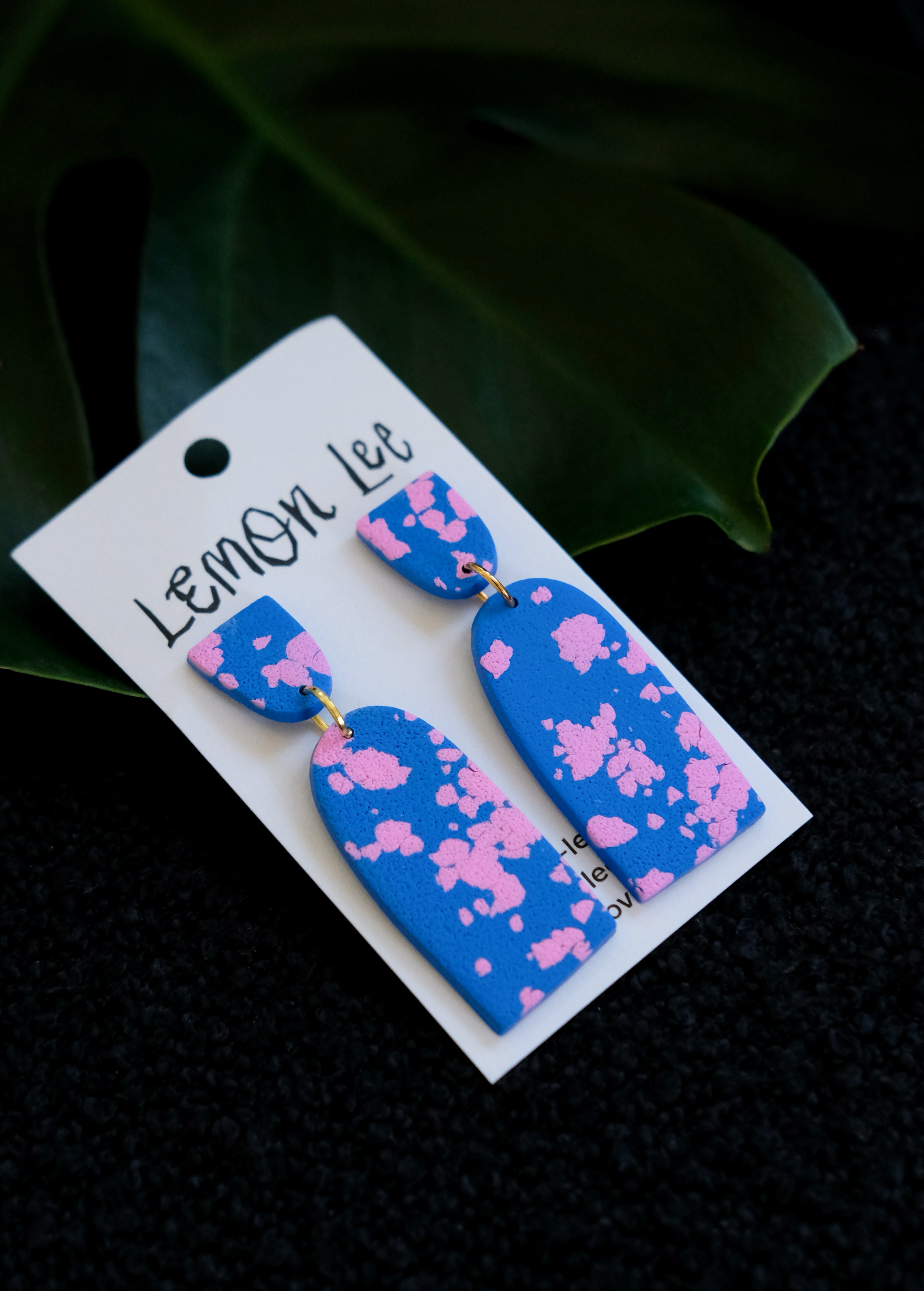 Midnight Speckle Earrings