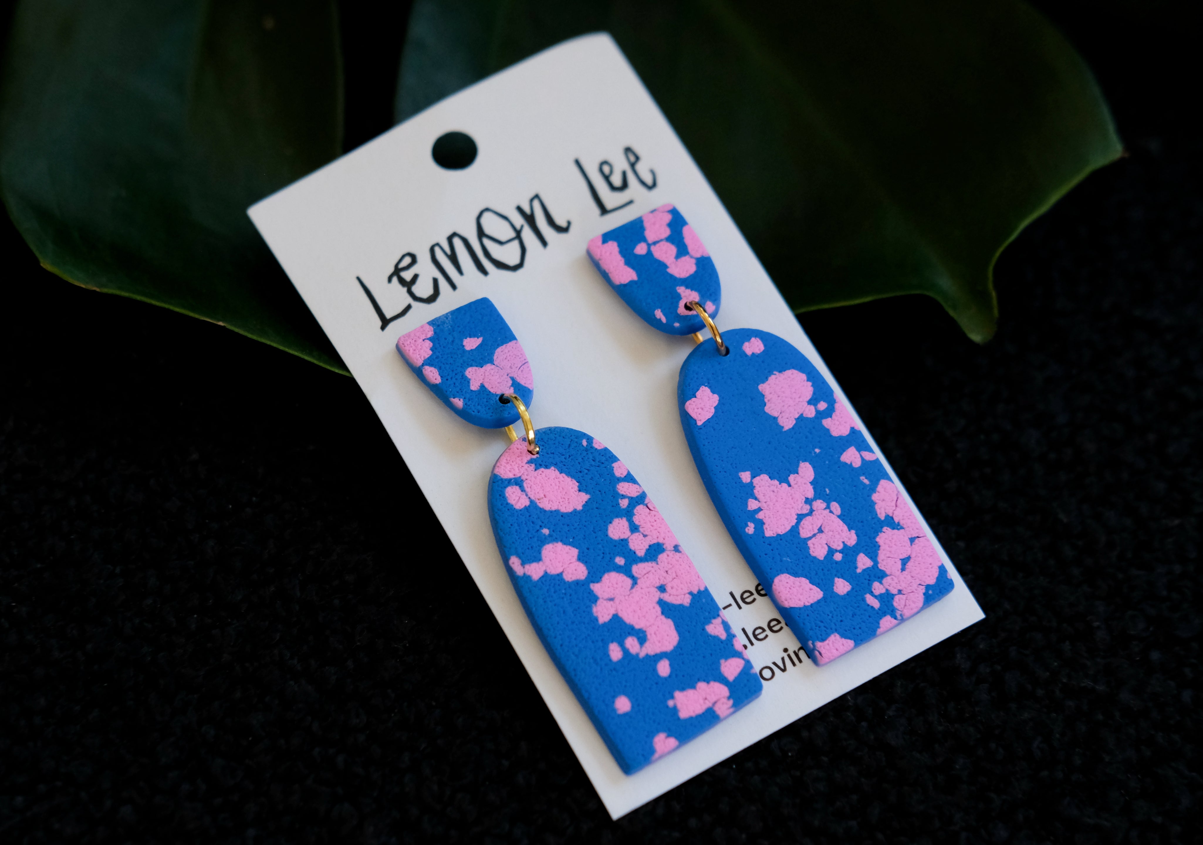 Midnight Speckle Earrings