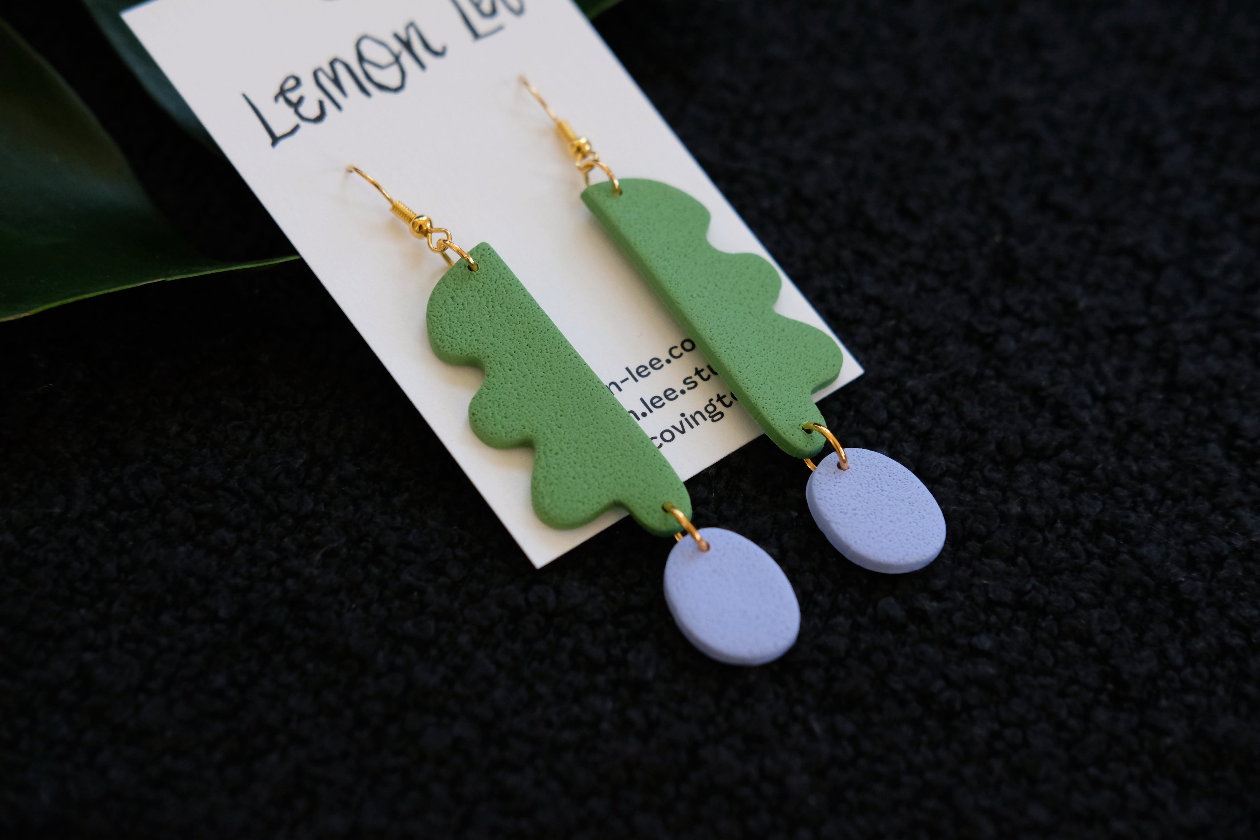 Sage Wavy Days Earrings