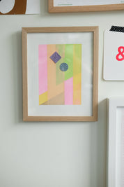 'Layered Rhythm' Original Acrylic Painting