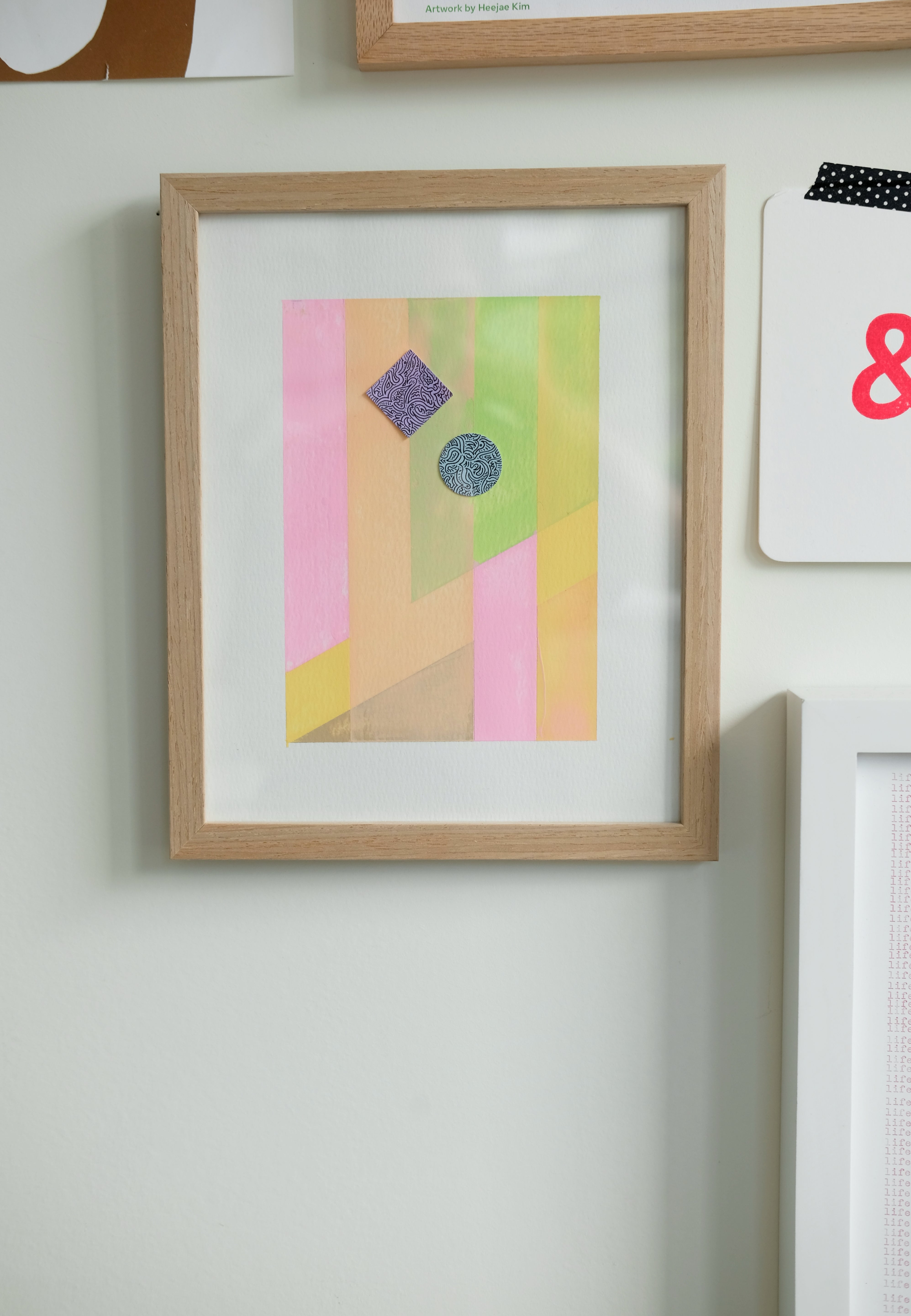 'Layered Rhythm' Original Acrylic Painting