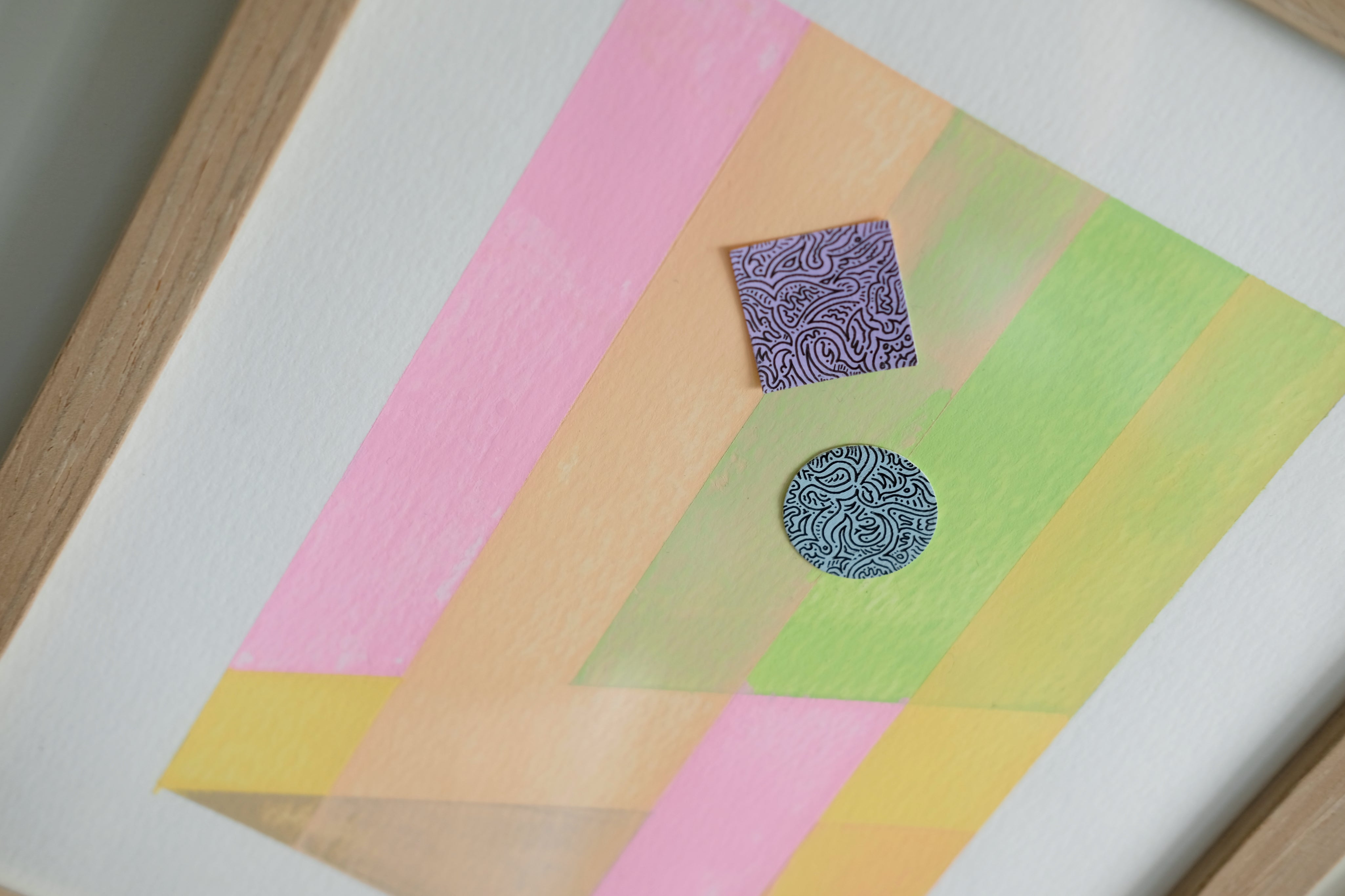 'Layered Rhythm' Original Acrylic Painting