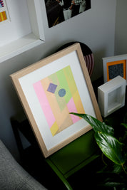 'Layered Rhythm' Original Acrylic Painting