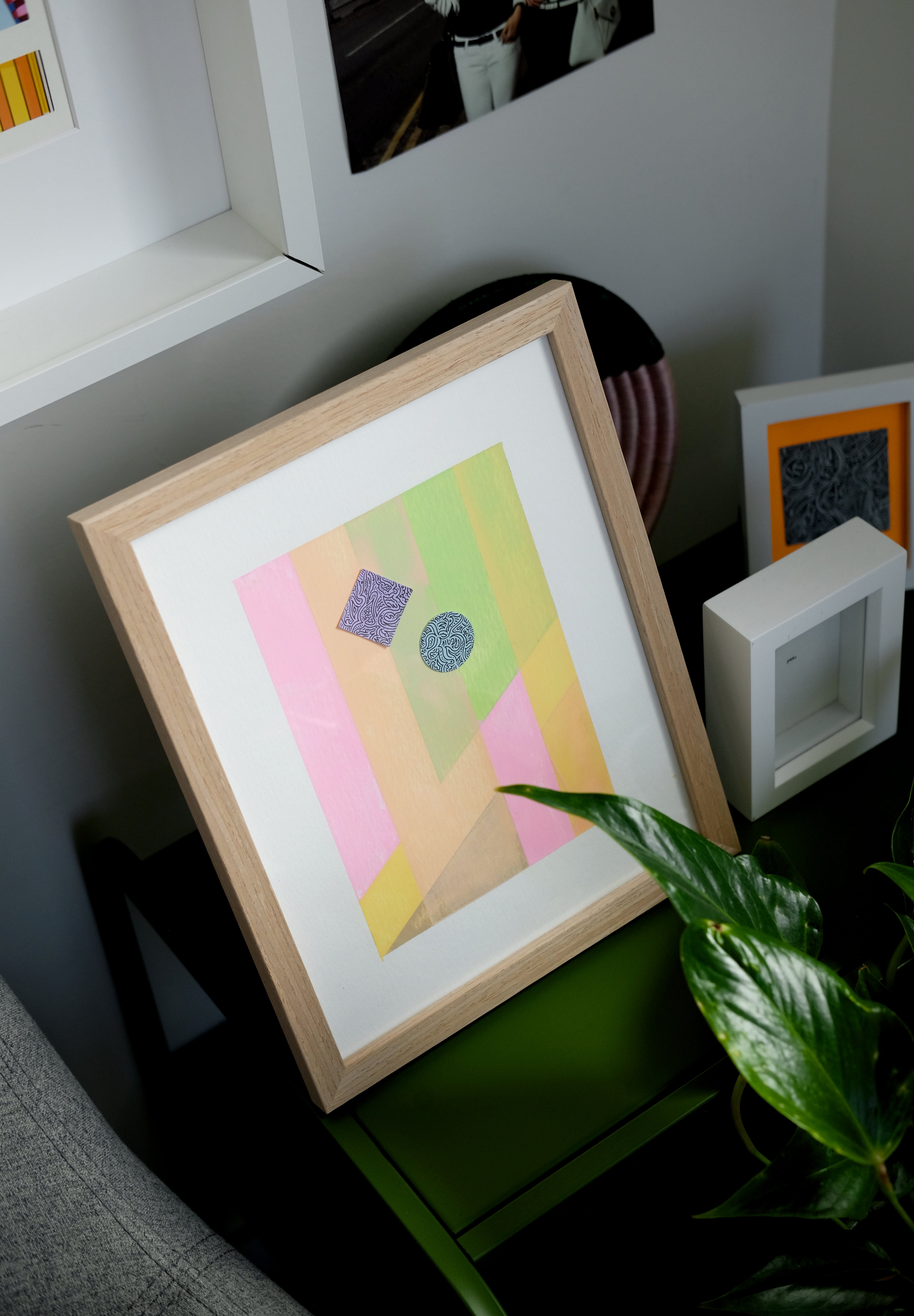 'Layered Rhythm' Original Acrylic Painting