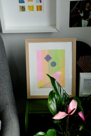 'Layered Rhythm' Original Acrylic Painting