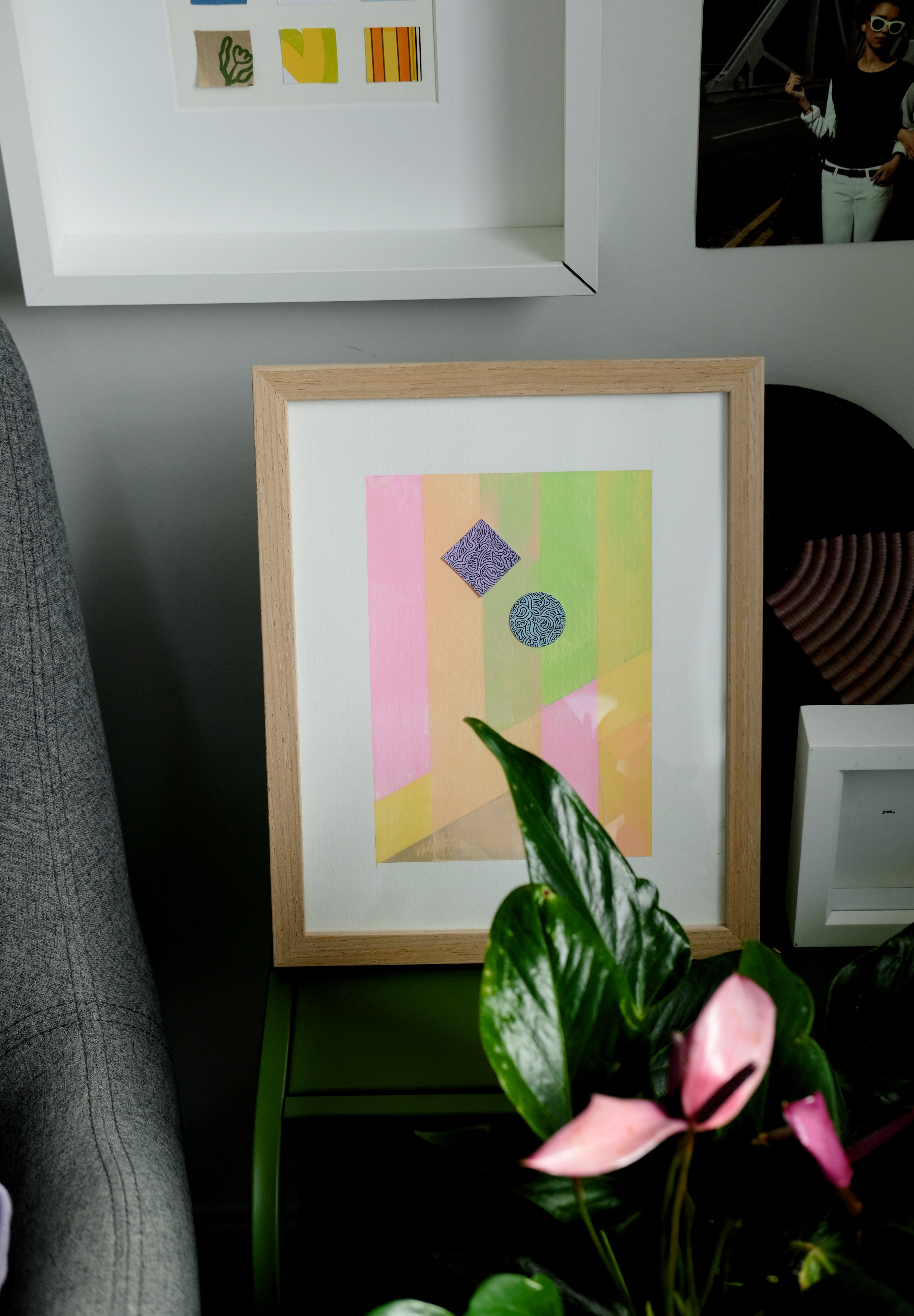 'Layered Rhythm' Original Acrylic Painting