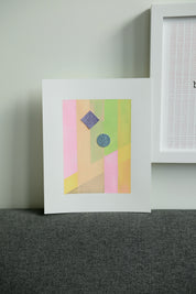 'Layered Rhythm' Original Acrylic Painting