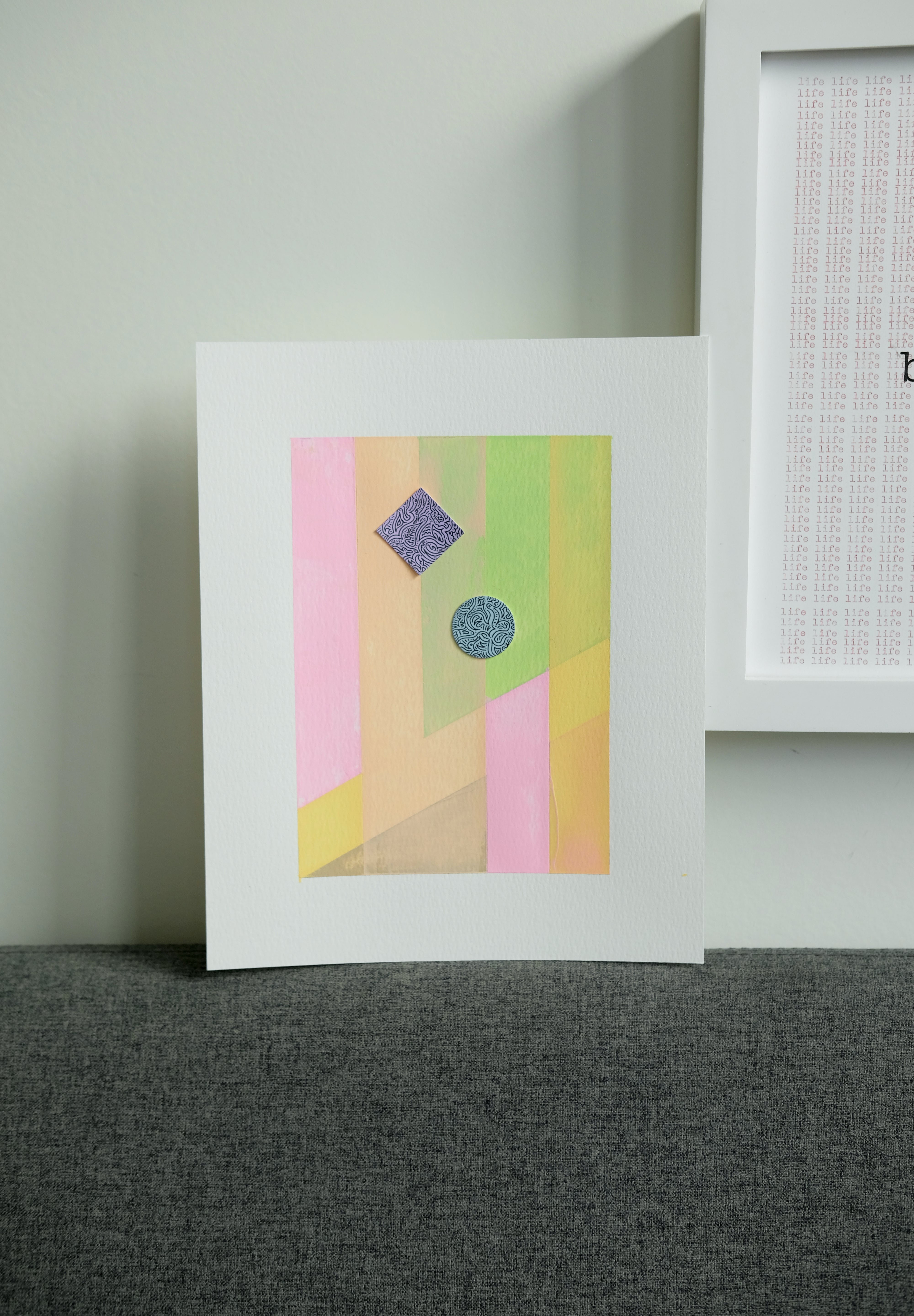 'Layered Rhythm' Original Acrylic Painting