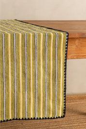 Linen Stria Table Runner