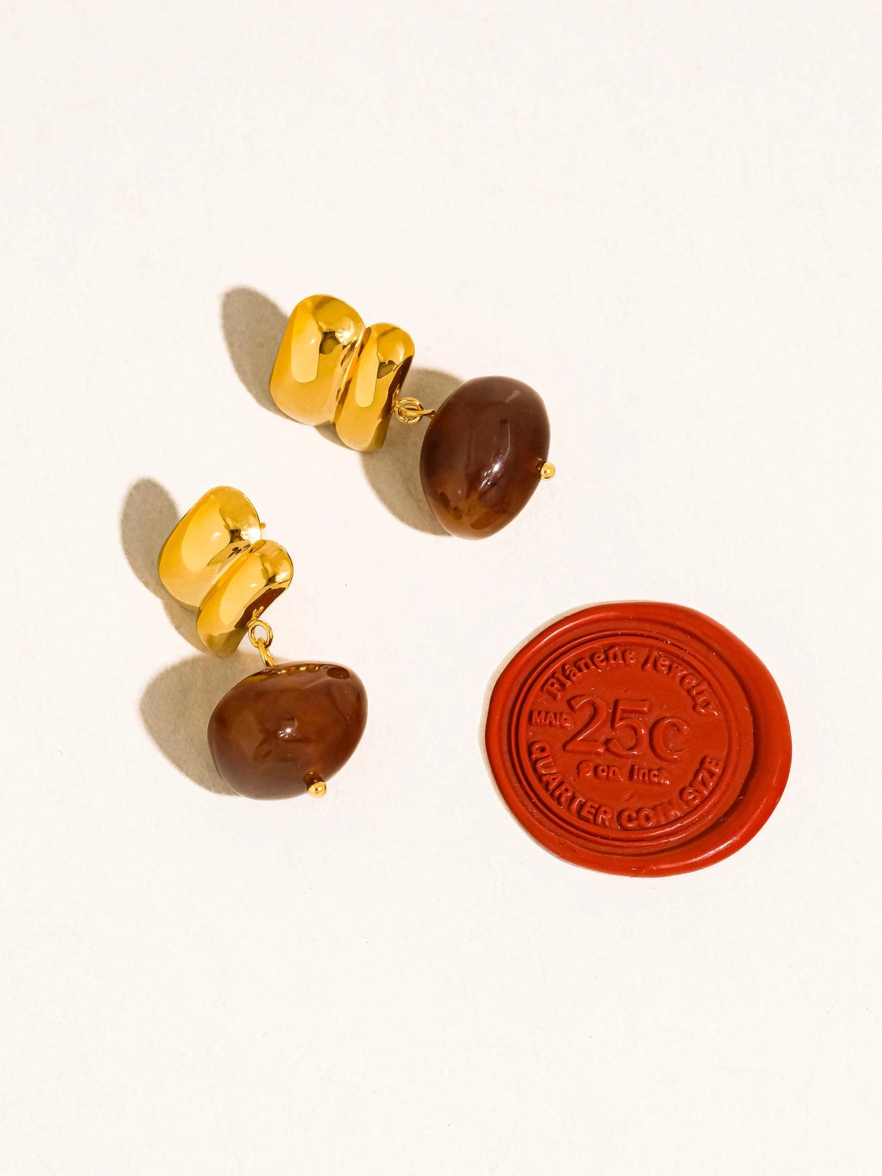 Annina Agate Drop Earrings