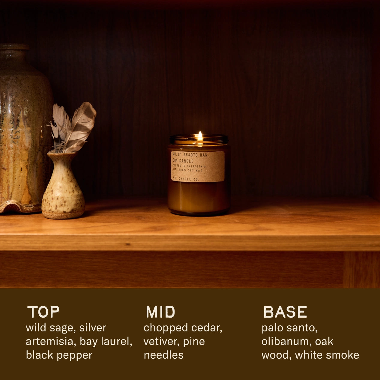 Arroyo Oak Soy Candle