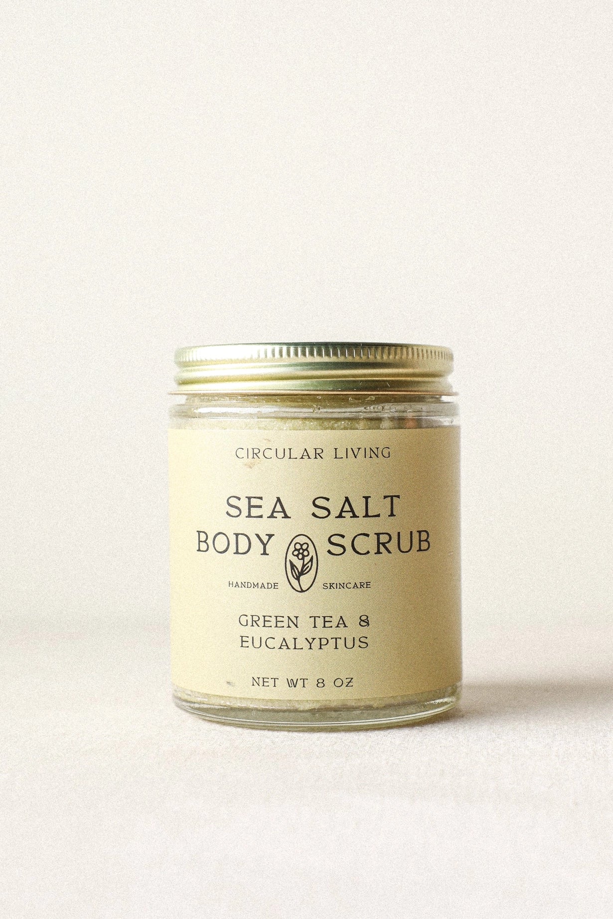 Sea Salt Body Scrub (Green Tea & Eucalyptus)