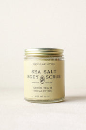Sea Salt Body Scrub (Green Tea & Eucalyptus)