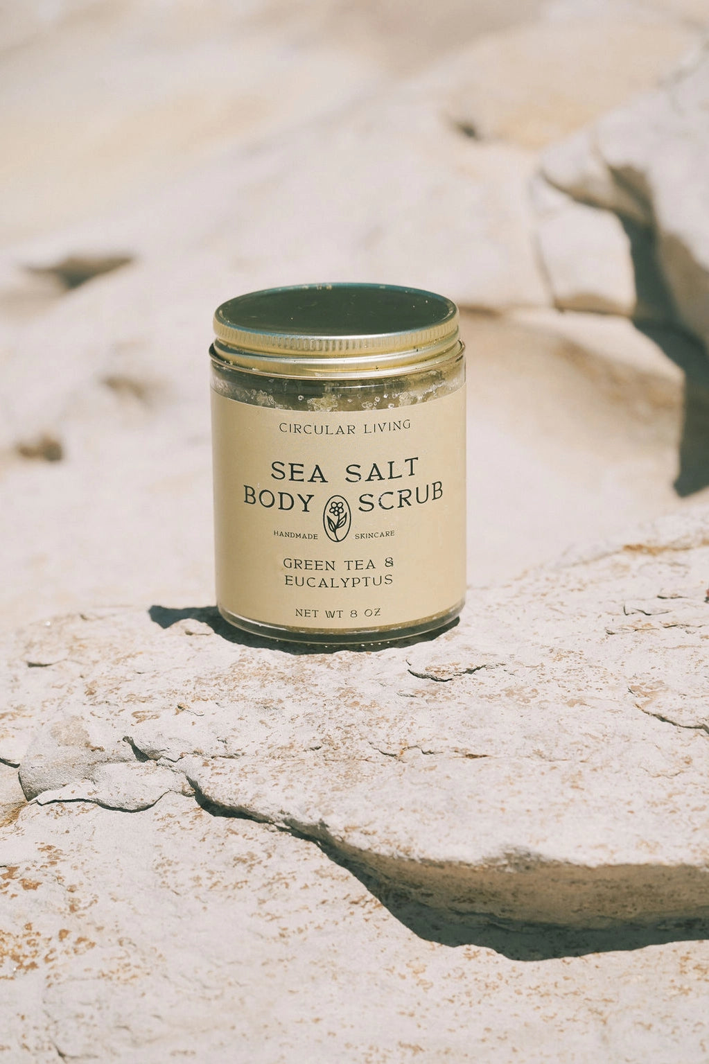Sea Salt Body Scrub (Green Tea & Eucalyptus)
