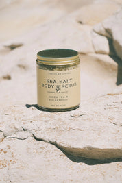Sea Salt Body Scrub (Green Tea & Eucalyptus)