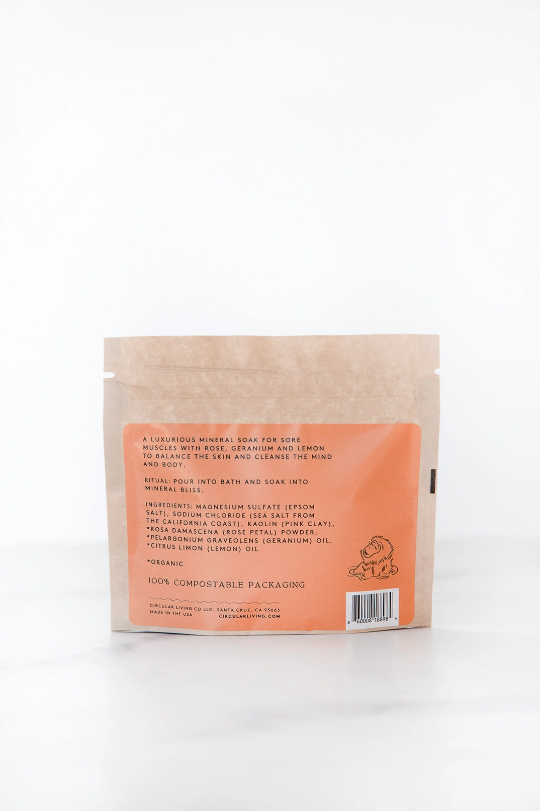 Mineral Bath Soak (Rose Petal & Geranium)