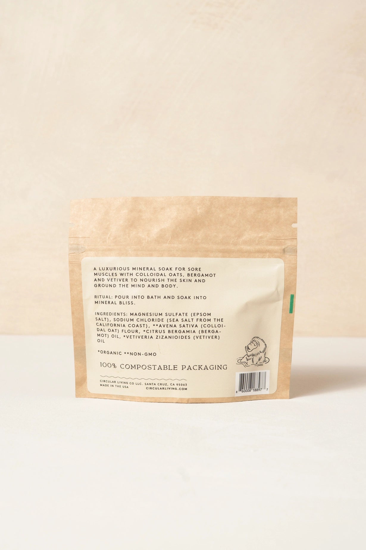 Mineral Bath Soak (Vetiver & Bergamot)