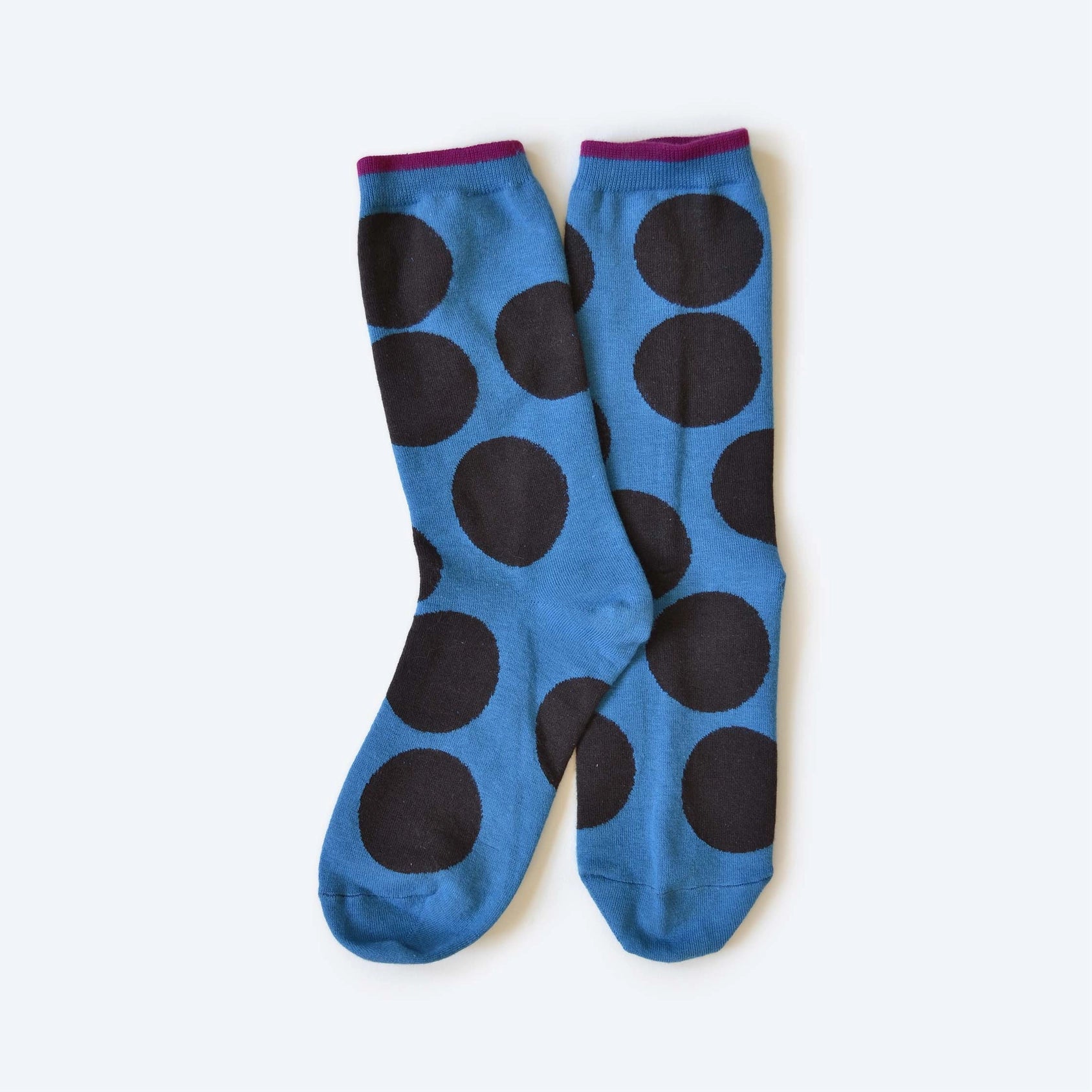 Big Dot Blue Socks