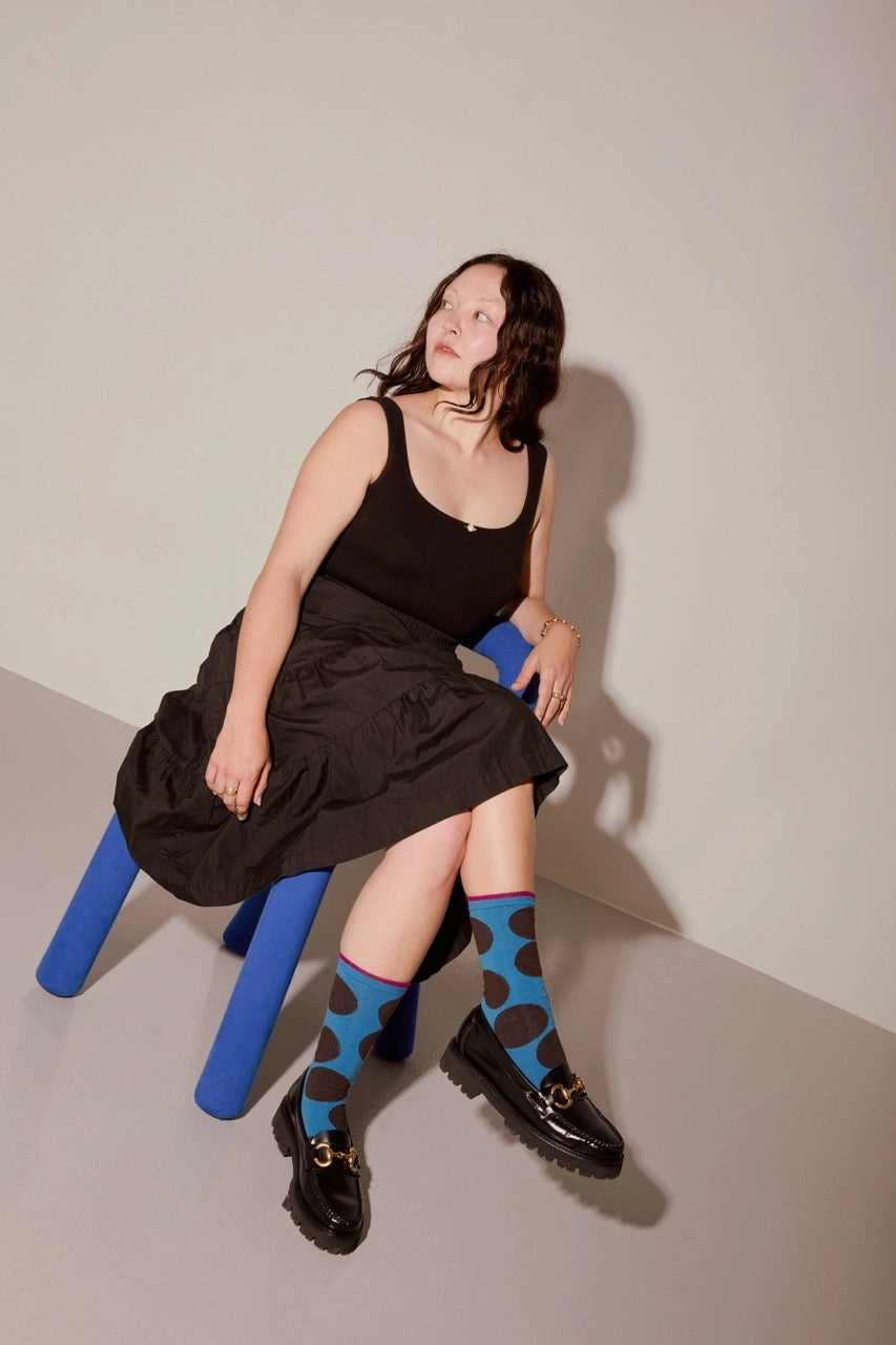 Big Dot Blue Socks
