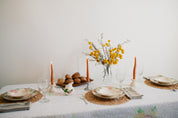 Carrot Beeswax Candles Taper Pair