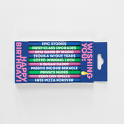 Wishing You: Cheeky Edition Long Birthday Candles (10 Pack)