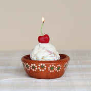 Cherry Beeswax Birthday Candles