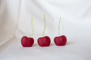 Cherry Beeswax Birthday Candles
