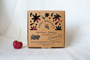 Cherry Beeswax Birthday Candles