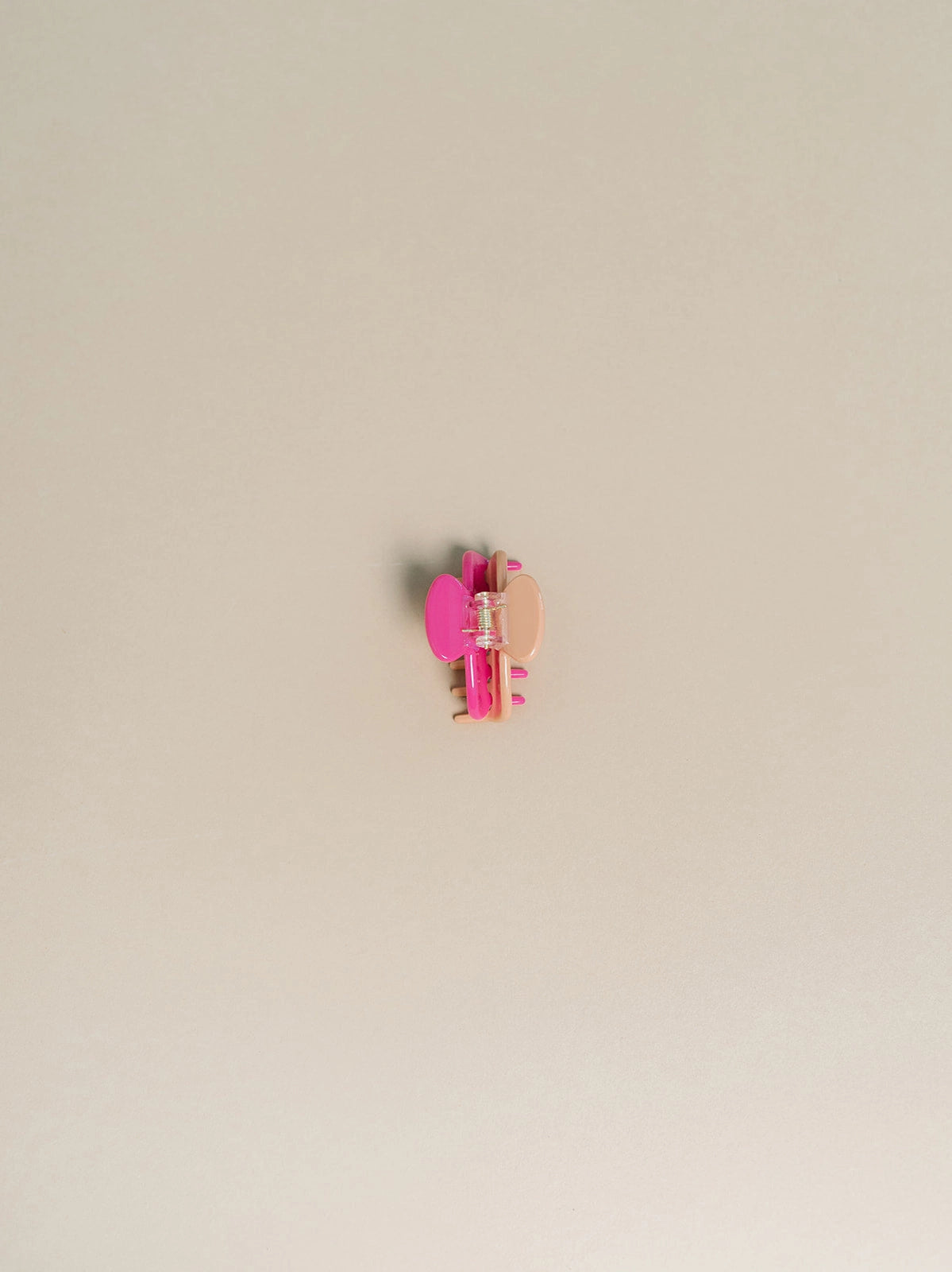 Hair Claw Clip (Duo Tone Pink)