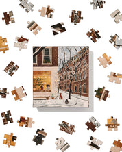 Coffee in the West Village 100 Piece Puzzle