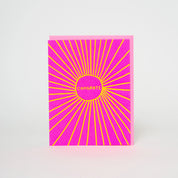 Sunbeam Congrats Letterpress Greeting Card