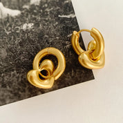 Dabria Heart Hoop Earring