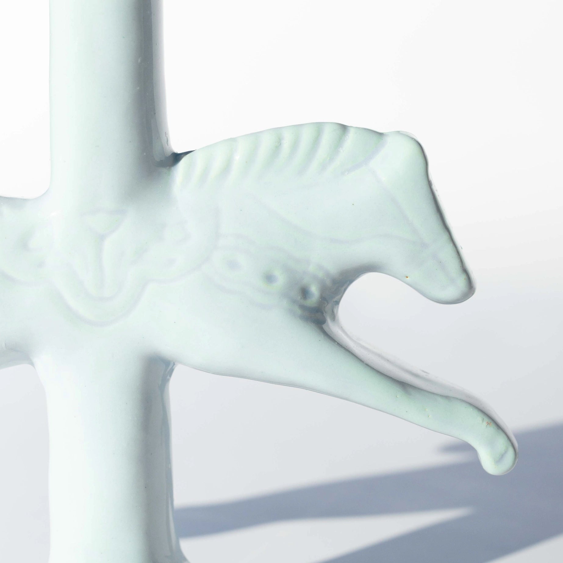 Ceramic Dala Horse Candlestick Holder