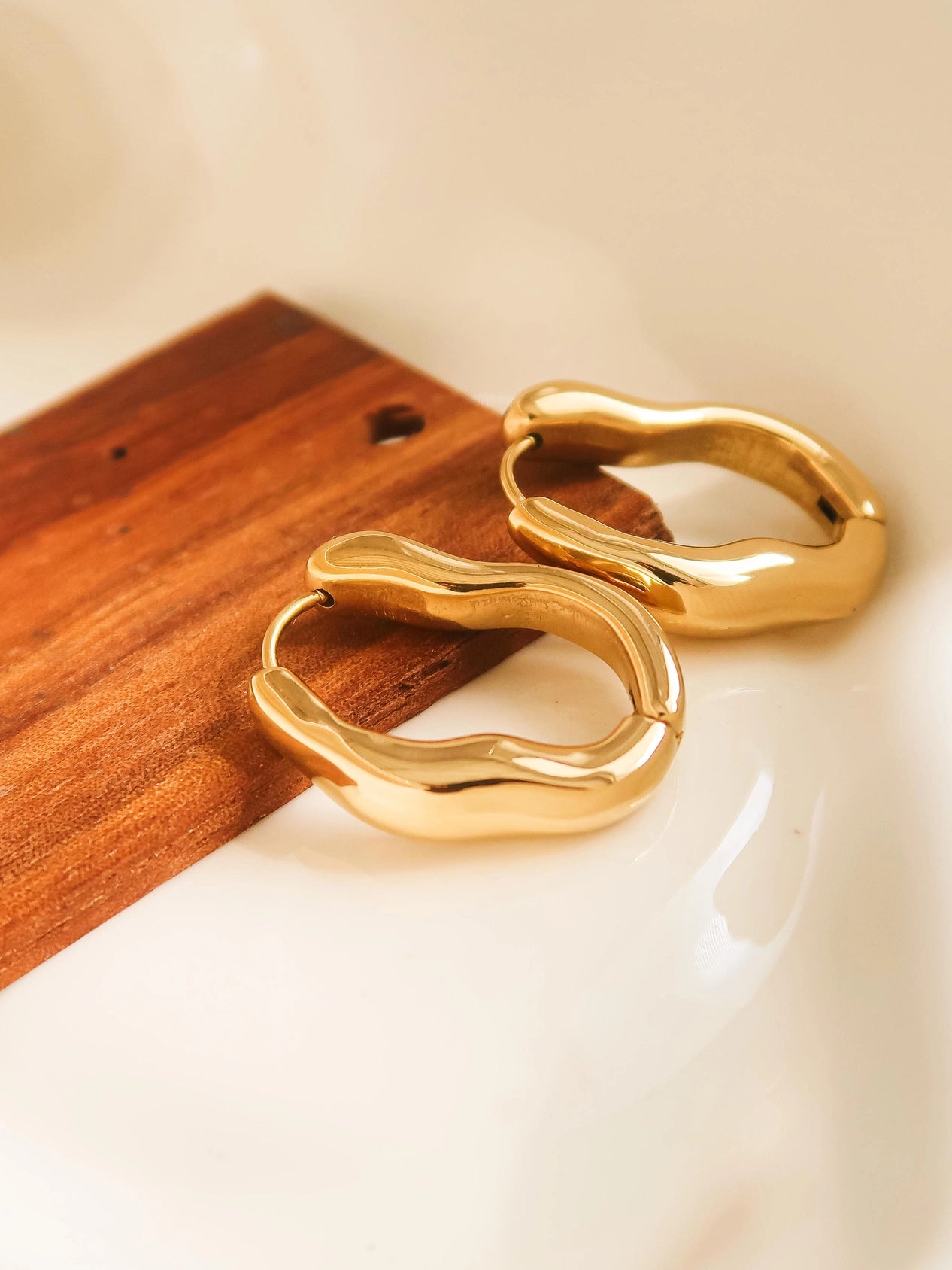 Darcy Oval Hoop Earring