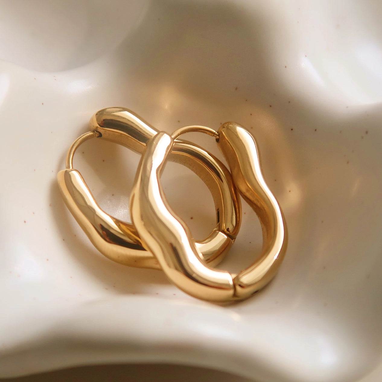 Darcy Oval Hoop Earring