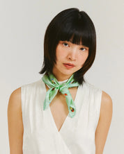 Frida's Desert Bloom Silk Bandana Scarf