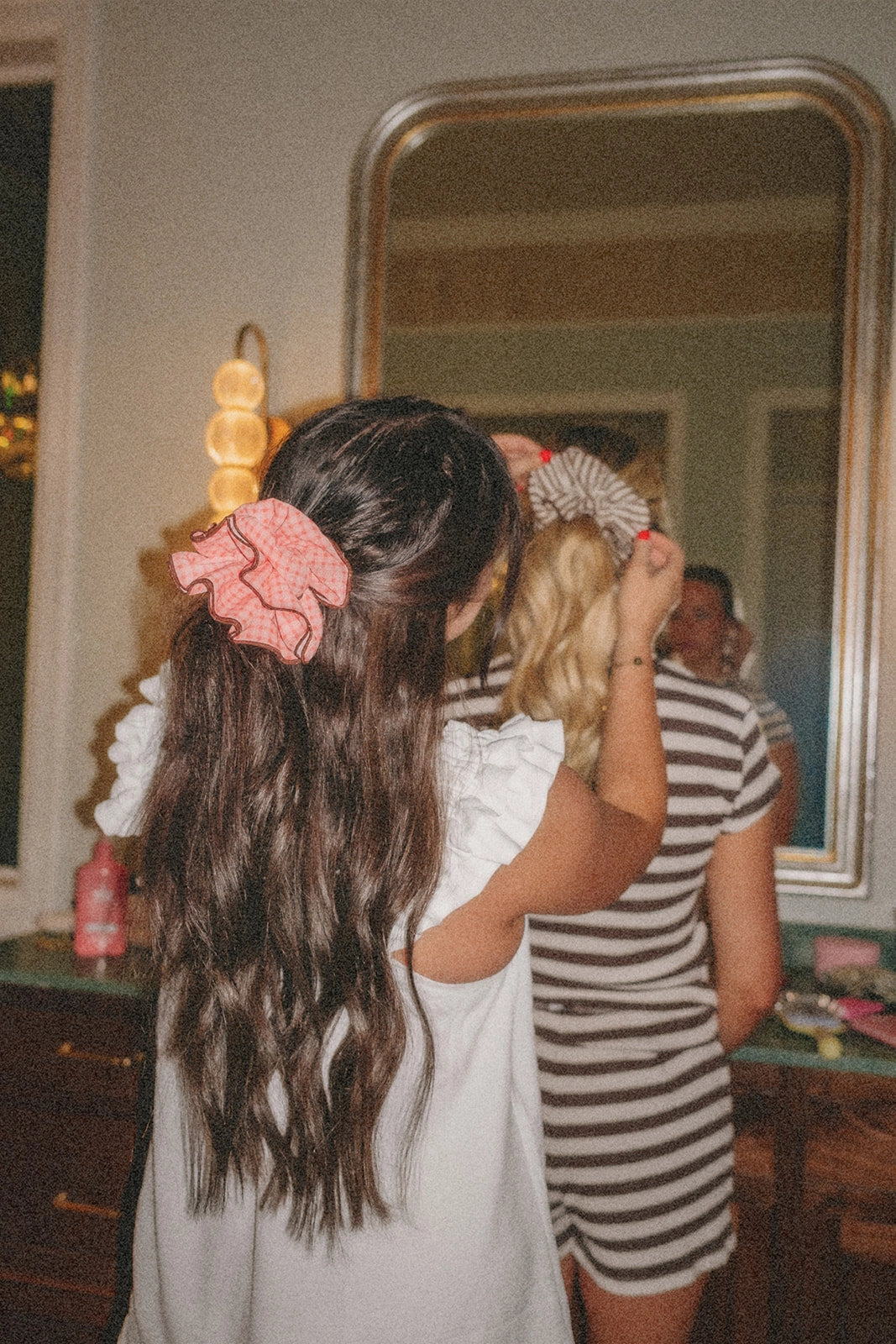 Girlhood Plaid Corset Scrunchie